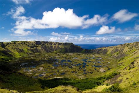 Rano Kau volcano, Easter Island | Easter island, Island, Places to go