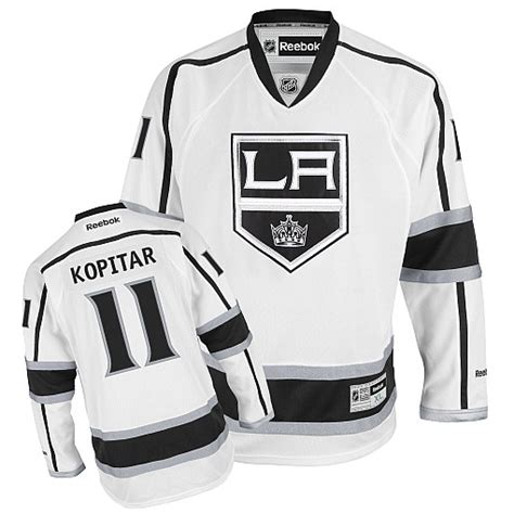 Anze Kopitar Youth Reebok Los Angeles Kings Authentic White Away NHL Jersey