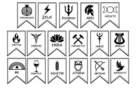 Greek Gods Symbols