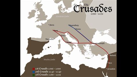 Third Crusades Map