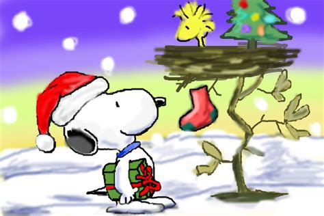 snoopy free wallpaper: Snoopy Christmas Wallpaper