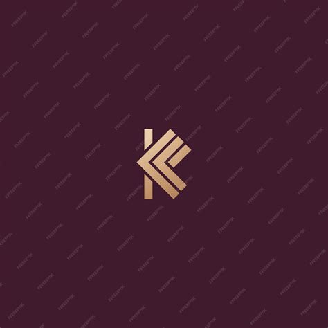 Premium Vector | Kf logo design vector image