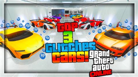 GTA 5 ONLINE : TOP 3 GLITCHES CARS ! 1.35 - YouTube