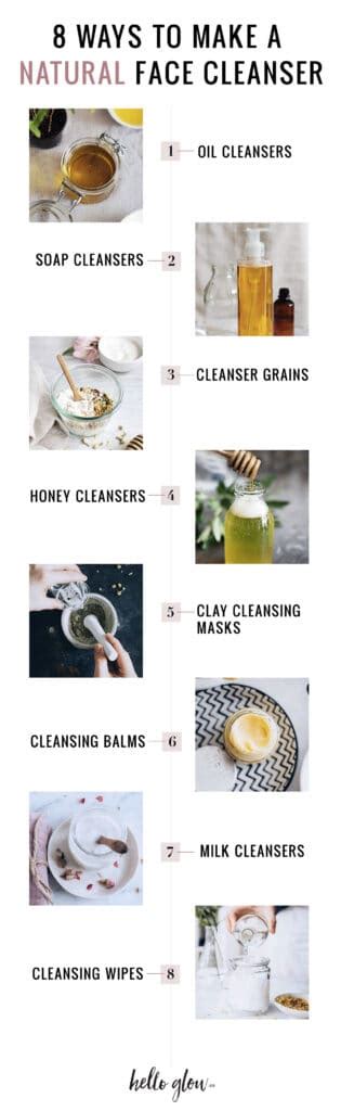 8 Ways to Make Your Own Natural Facial Cleanser | Hello Glow