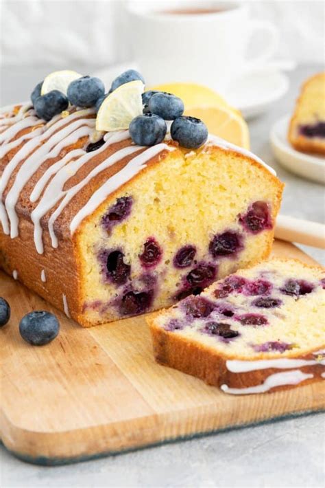 Ina Garten Lemon Blueberry Pound Cake - Delish Sides