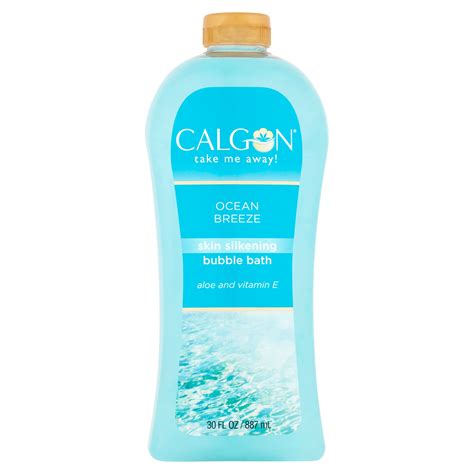 Calgon Skin Silkening Bubble Bath with Aloe & Vitamin E, Ocean Bath, 30 oz - Walmart.com ...