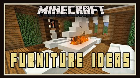 Minecraft Modern House Fireplace