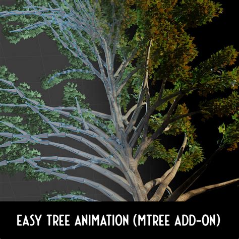 How to easily animate a tree with the free Mtree add-on — Blender Secrets