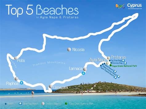 Top 5 Beaches In Ayia Napa & Protaras | Best beaches in europe, Ayia ...