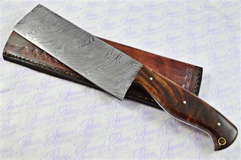 Kitchen Knife Making Kit Fantastic Damascus Steel Cleaver | Etsy