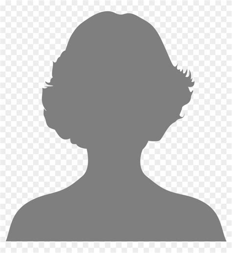 Download Blank Facebook Profile Pic - Female Portrait Silhouette ...