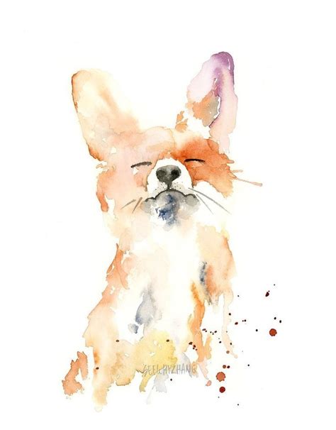 Pinterest | Watercolor art prints, Watercolor fox, Art painting