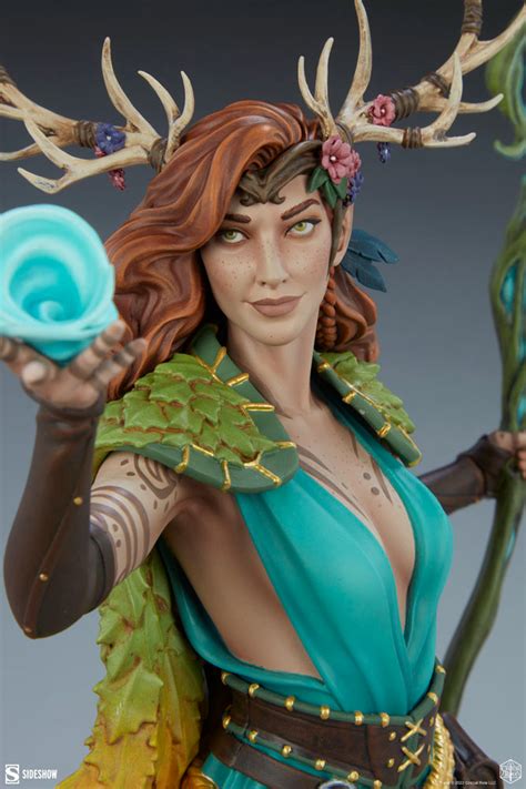 Keyleth - Vox Machina Statue by Sideshow Collectibles | Sideshow Collectibles Feather Braid, Air ...