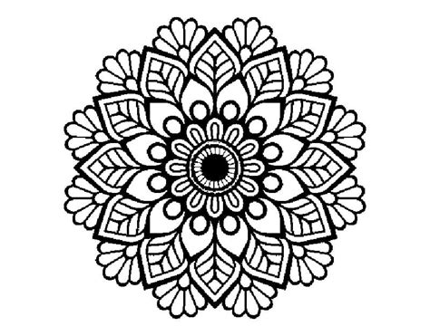 Mandalas de Flores para colorear, imprimir e dibujar –ColoringOnly.Com