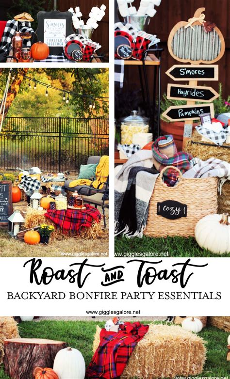 Roast and Toast Fall Backyard Bonfire Party | Backyard bonfire party ...