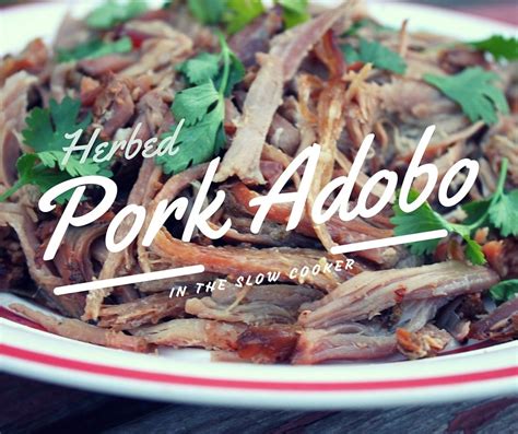 Slow Cooker Pork Adobo | Sidetracked Sarah