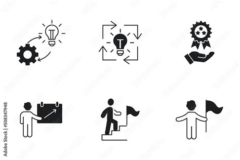 Kaizen icons symbol vector elements for infographic web Stock Vector ...