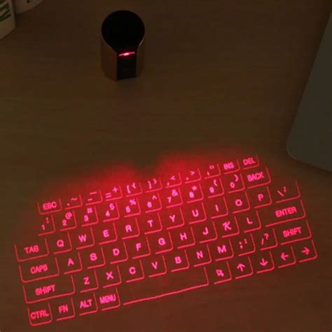 KB630 Laser Projector Keyboard For Quickoffice Wireless Bluetooth Virtual Keyboard With Mouse ...