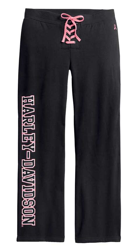 Harley-Davidson® Women's Pink Label Activewear Sweat Pants - Black ...