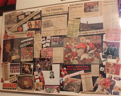 College Football Saturday Tailgate: Football Memorabilia Collage