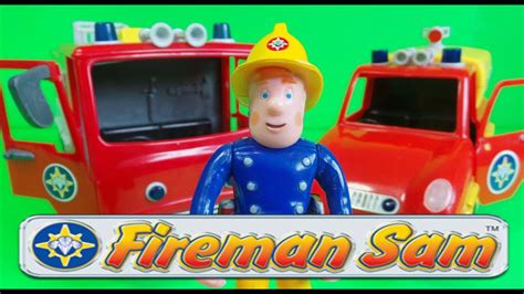 FIREFIGHTER FIREMAN SAM EMERGENCY CHECKS ON JUPITER FIRE ENGINE AND VENUS WATER TRUCK - YouTube