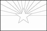 Arizona Flag Coloring Page – State Drawing Flags Web sketch template