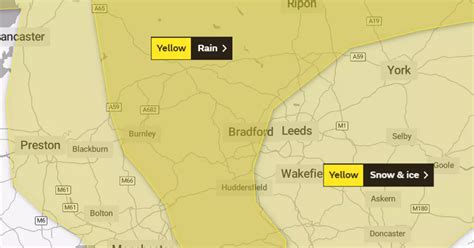 Leeds weather hour by hour forecast as heavy rain and melting snow pose flood risk - Leeds Live