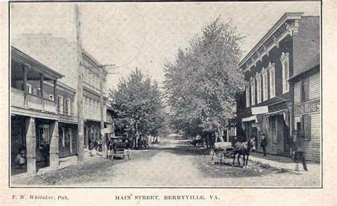 Postcard Berryville, Virginia 1901 | Virginia, Street view, Outdoor