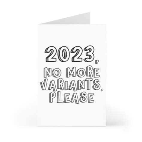 New Years Cards 2023 Happy New Year Cards Funny NYE Gift - Etsy