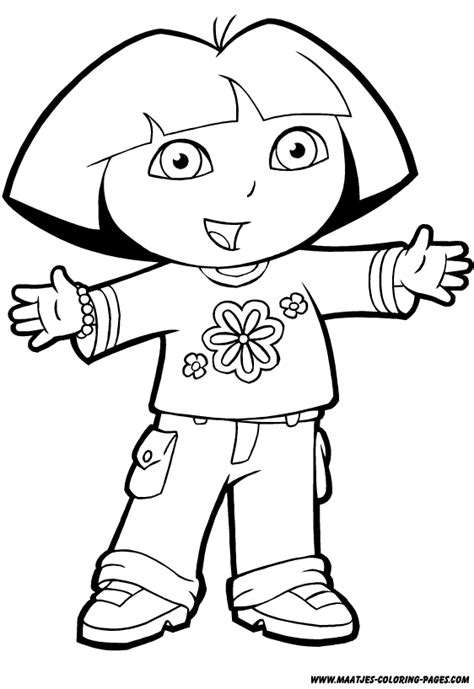 Amazing Coloring Pages: Dora Coloring Pages