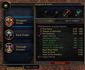 Dungeon Finder - Wowpedia - Your wiki guide to the World of Warcraft