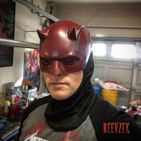 Netflix DareDevil helmet cowl mask cosplay costume Marvel comics Matt Murdock | Superhero ...