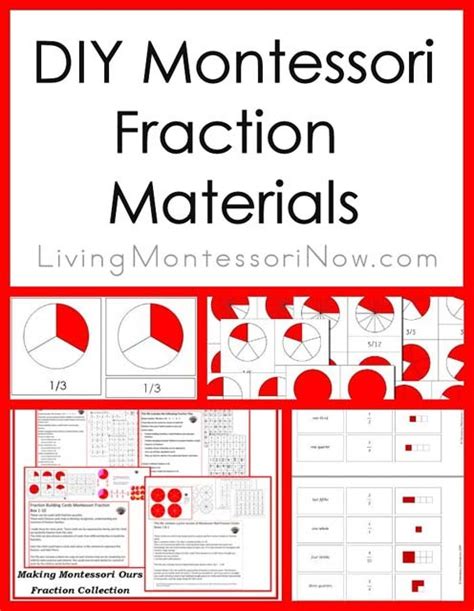 DIY Montessori Fraction Materials