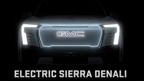 GMC Teases Electric Sierra Pickup Truck | GM-Trucks.com