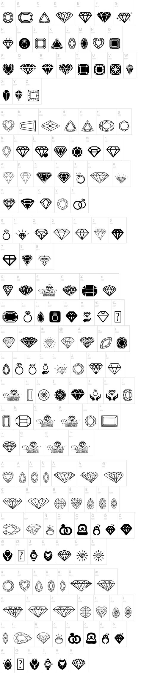 Diamonds Font