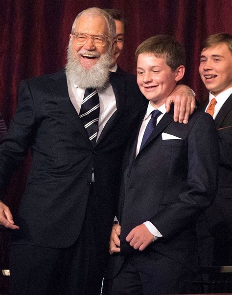 David Letterman Says He Feels 'Most Secure' When He's with His Son