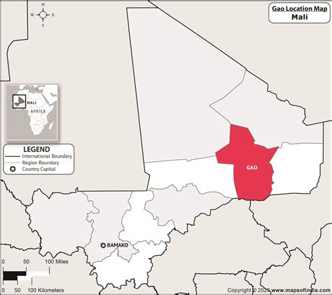 Where is Gao Located in Mali? | Gao Location Map in the Mali