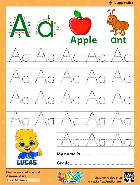 alphabet aa letter printable letter aa tracing worksheets - beginning ...