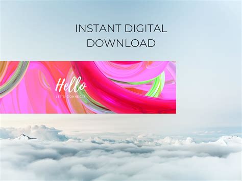 Pink Abstract Linkedin Banner Instant Download for Linkedin Background Photo and Cover Photo PNG ...