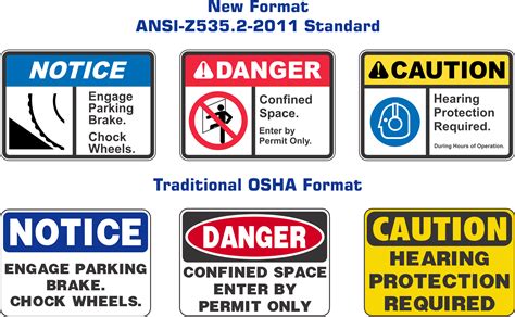 A New Look for Safety Signs: The ANSI Z535.2-2011 Format | Vulcan, Inc ...