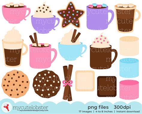 Hot Cocoa And Cookies Clipart