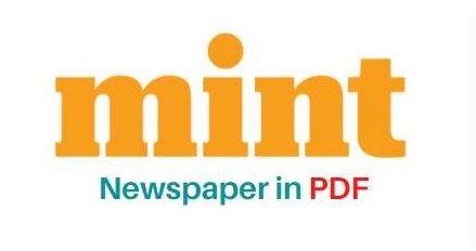 Mint Newspaper Free Download | Live Mint ePaper PDF 2021