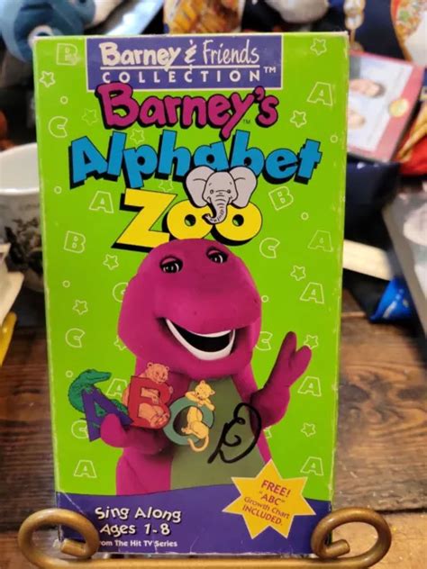 BARNEY - BARNEYS Alphabet Zoo (VHS, 1994) $6.75 - PicClick CA