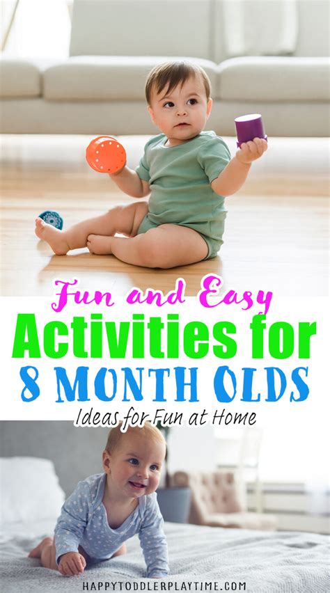 Easy Activities for Your 8-Month-Olds - Happy Toddler Playtime