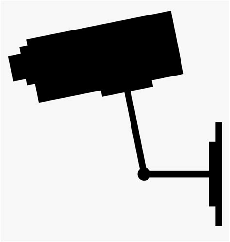 Cctv Camera Drawing Symbol, HD Png Download - kindpng