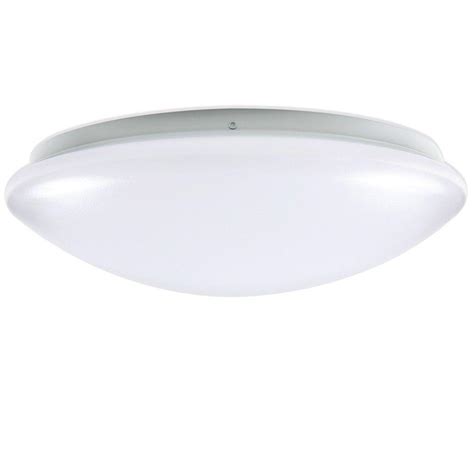 EnviroLite 14 in. White LED Round Ceiling Flushmount-EV1014-WH - The ...