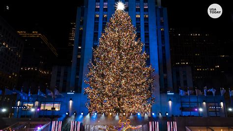 Rockefeller Center Christmas tree dazzles at lighting ceremony