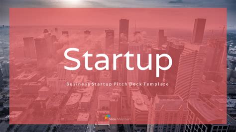 Startup Pitch Deck Cover page Template