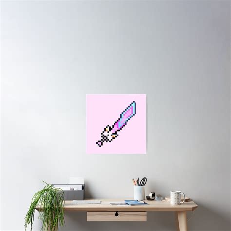 "Meowmere Terraria Sword" Poster for Sale by -Panda-Monium- | Redbubble