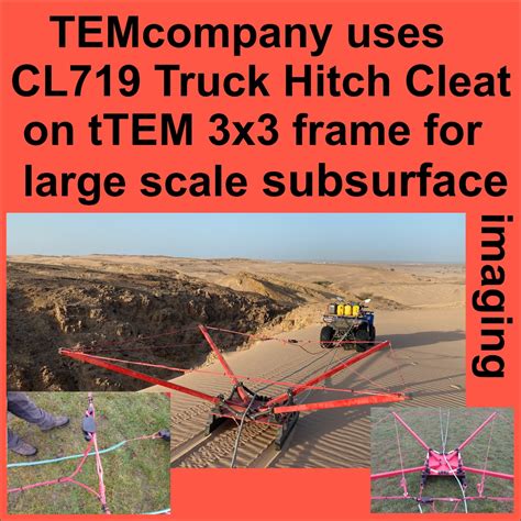 CL719 cleat from Clamcleats Ltd used for subsurface imaging